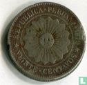 Peru 20 centavos 1879 - Afbeelding 1
