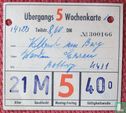 Alter Strassenbahn Fahrschein