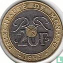 Monaco 20 francs 1995 - Afbeelding 1