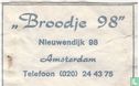 "Broodje 98" - Image 1