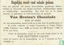 Van Houten's Cacao en Chocolade - De Smakelijkste - in't Gebruik de Voordeeligste  - Afbeelding 2