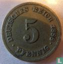 Duitse Rijk 5 pfennig 1888 (F) - Afbeelding 1