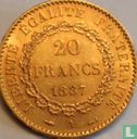 Frankreich 20 Franc 1887 - Bild 1