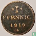Frankfurt am Main 1 Pfennig 1819 - Bild 1
