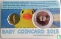 Nederland 1 cent 2015 (coincard - jongen) "Baby's eerste centje" - Afbeelding 1