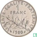 Frankrijk 1 franc 1980 - Afbeelding 1