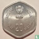 India 20 paise 1983 (Calcutta) "FAO - World Food Day - Fisheries" - Image 2