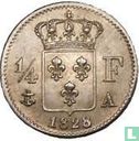 France ¼ franc 1828 (A) - Image 1