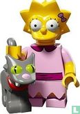 Lego 71009-03 Lisa Simpson with Bright Pink Dress and Snowball - Bild 1