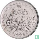 Frankrijk 5 francs 1998 - Afbeelding 1