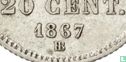 Frankrijk 20 centimes 1867 (BB) - Afbeelding 3