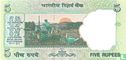 India 5 rupees ND (2011) R - Afbeelding 2
