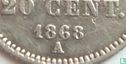 Frankrijk 20 centimes 1868 (A) - Afbeelding 3