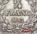 Frankreich ¼ Franc 1843 (B) - Bild 3