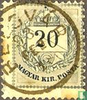 Brief, Krone und Posthorn - Bild 1