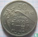 Spain 50 pesetas 1957 (60) - Image 1
