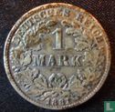 Empire allemand 1 mark 1881 (H) - Image 1
