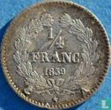 Frankrijk ¼ franc 1839 (A) - Afbeelding 1