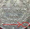 Frankrijk ¼ franc 1839 (A) - Afbeelding 3