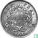 France 1 quart 1807 (A - tête laurée) - Image 1