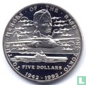 Marshall Islands 5 dollars 1992 "To the Heroes of the Raid on Tokyo" - Image 1