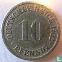 Duitse Rijk 10 pfennig 1902 (G) - Afbeelding 1