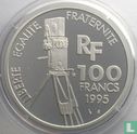 Frankrijk 100 francs 1995 (PROOF) "Gérard Philipe" - Afbeelding 1