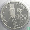 France 100 francs 1995 (PROOF) "Arletty" - Image 1
