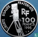France 100 francs 1995 (PROOF) "Audrey Hepburn" - Image 1