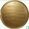 Argentina  Domingo Sarmiento  (Gilded-Bronze)  1900 - Afbeelding 1