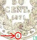 Frankrijk 50 centimes 1871 (A) - Afbeelding 3