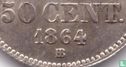 Frankrijk 50 centimes 1864 (BB) - Afbeelding 3