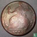 Great Britain ½ Penny "Evasion" Token - Bonny Girl  1779 - Image 1
