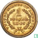Verenigde Staten 1 dollar 1849 (C - type 2) - Afbeelding 1