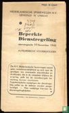 Beperkte Dienstregeling aanvangende 19 November 1945 - Bild 1