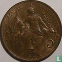 France 5 centimes 1900 - Image 1