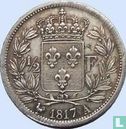 France ½ franc 1817 (A) - Image 1