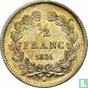 Frankrijk ½ franc 1831 (W) - Afbeelding 1