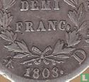France ½ franc 1808 (D) - Image 3