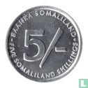 Somaliland 5 shillings 2002 - Image 2