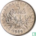 Frankreich 5 Franc 1989 - Bild 1