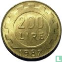 Italien 200 Lire 1987 - Bild 1