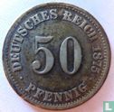 Empire allemand 50 pfennig 1875 (J) - Image 1