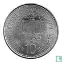 Somaliland 10 shillings 2012 "Tiger" - Image 2