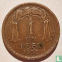 Chili 1 peso 1952 - Afbeelding 1
