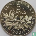 France 5 francs 2001 (BE) - Image 1