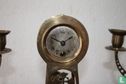 Art nouveau 3-delig clocks couple - Image 3