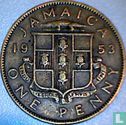 Jamaïque 1 penny 1953 - Image 1