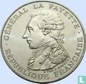 Frankrijk 100 francs 1987 (zilver) "230th anniversary of the birth of La Fayette" - Afbeelding 2