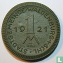 Waldenbourg 1 mark 1921 (type 2) - Image 1